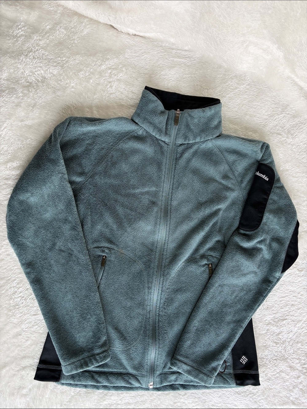 Columbia Sportswear Company Fleece Jacket | Size Small | Sage Green